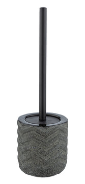 WENKO Mantua WC-Garnitur aus Keramik, schwarz, offen (Stand)