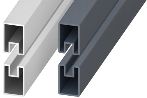 DELTA Gartenholz EASY-BOARDS Montageleisten-Set, Aluminium, silber