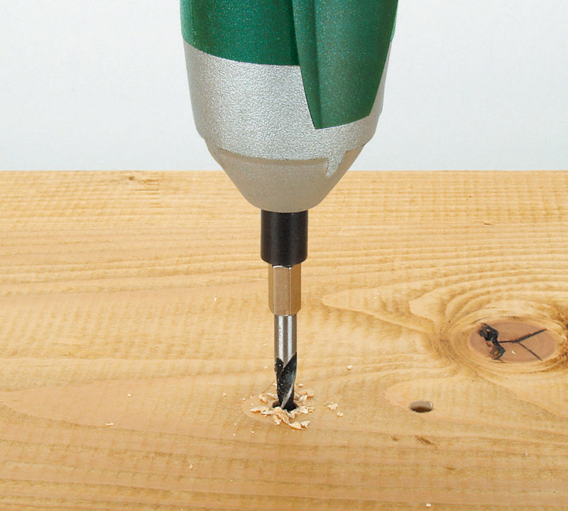 Wolfcraft Holzbohrer CV 6-kant Spiralbohrer