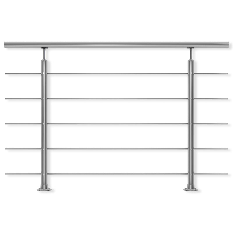 DOLLE PS 500 Geländerset Edelstahl V2A, 1,5 m für Bodenmontage