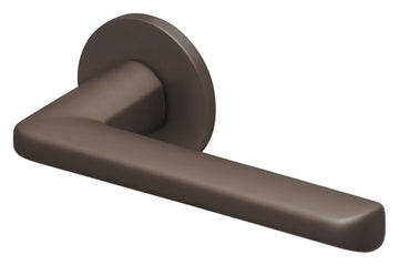 SCOOP Beschläge Drückerpaar Rundrosette Form 8050 Titanium matt