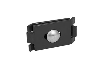 Growi Eckverbinder 2-teilig RAL 7016 für Gitterzaunsystem mit Schraube