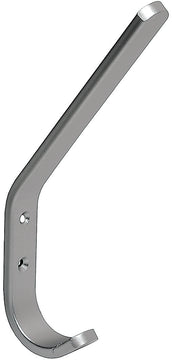 HSI Huthaken aus Aluminium eloxiert in silber, Höhe 145 mm