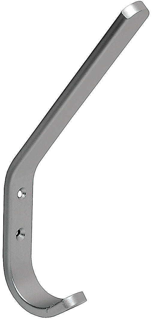 HSI Huthaken aus Aluminium, silber eloxiert, 145 mm (doppelt)