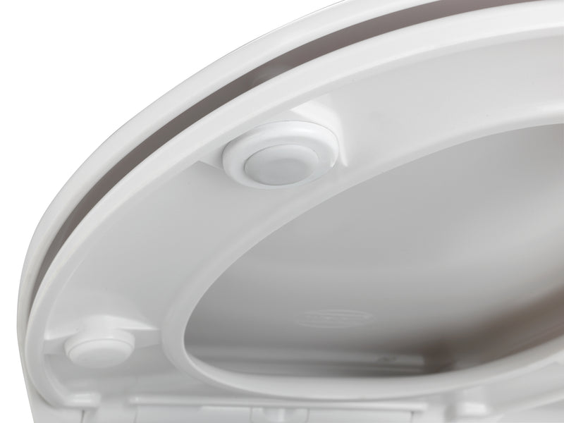 WENKO Gubbio WC-Sitz in weißem Duroplast mit Easy-Close