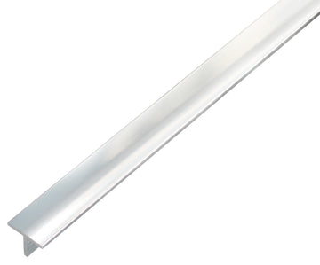 GAH ALBERTS T-Profil Aluminium chromoptik, 15 x 15 x 1,5