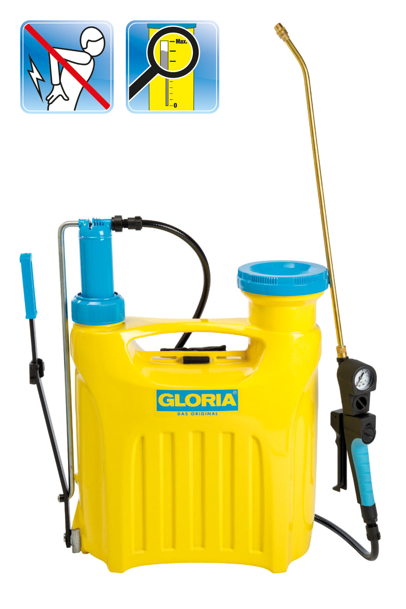 GLORIA Kolbenrückensprühgerät Hobby 1200, 12 l, Kunststoffbehälter