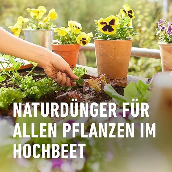 COMPO BIO Hochbeet-Dünger mit Schafwolle, organischer Feststoffdünger 0,75 kg