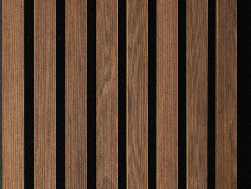 Moderna Akustikpaneel Nussbaum 2600x330x20 mm, MDF foliert