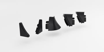 Getalit WAP PLUS Formteile-Set Ecken uni caviar, Verbinder-Zubehör