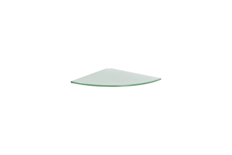 DOLLE GL Corner Regalboden aus Glas satiniert 300 x 300 x 8 mm