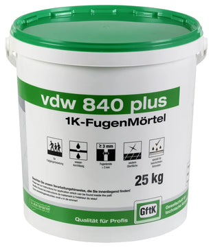 GftK vdW 840 plus Fugenmörtel basalt, 12,5 kg Eimer