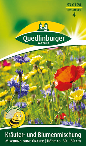 QUEDLINBURGER Saatgut Kräuter- und Blumenmischung PG 4