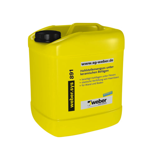 weber.sys 891 Injektionsmittel weiss für Hohlstellen unter keramischen Belägen, 1 l