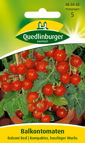 QUEDLINBURGER SAATGUT Balkontomate „Balconi Red“ PG 5 (rot)