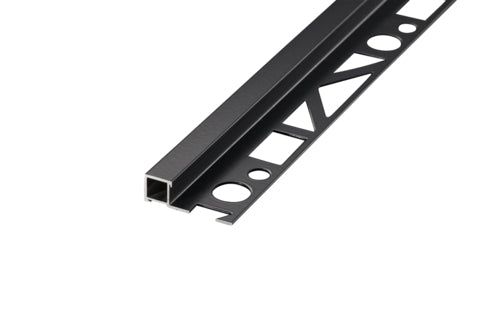 PROLINE PRODECOR Q Aluminium Profil matt schwarz, 8 mm, 2,50 m