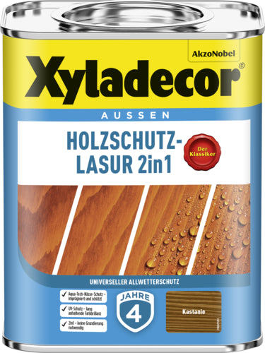 Xyladecor Holzschutzlasur 2in1, l