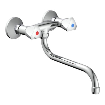 Schütte Cesti Wand-Spültischarmatur Einhebelarmatur chrom (Modell 37150)