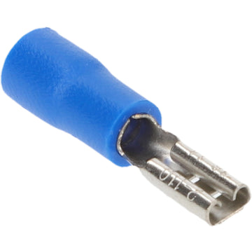 UNITEC Flachsteckhülse blau, 2,8 mm (20 Stück) für Kabelverbindung
