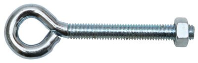 SWG Ringschraube verzinkt mit Mutter, Stahl, rund – M5x8/47 mm (6 Stück)