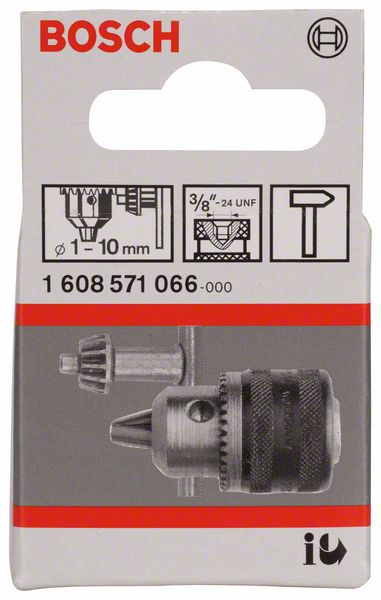 BOSCH Zahnkranzbohrfutter 1,0–10 mm für Akku-Bohrmaschinen
