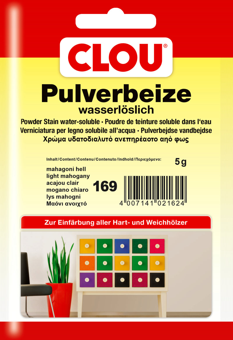 CLOU Beize wasserlöslich Nr. 153, Beutelbeize, 5 g