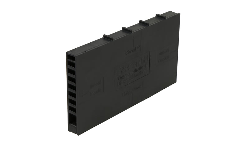 H & R Stoßfugenlüfter dunkelgrau (ca. RAL 7021) – Ganzformat