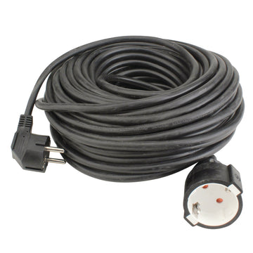 UNITEC Verlängerungsleitung 25 m schwarz H05VV-F3G1 5qmm