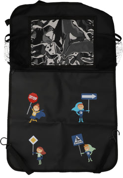 Cartrend Kids Rückenlehnenschutz schwarz 440x690 mm für den PKW