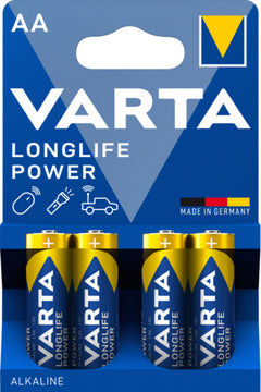 VARTA Longlife Power AA Batterie im Blister, 4 Stück
