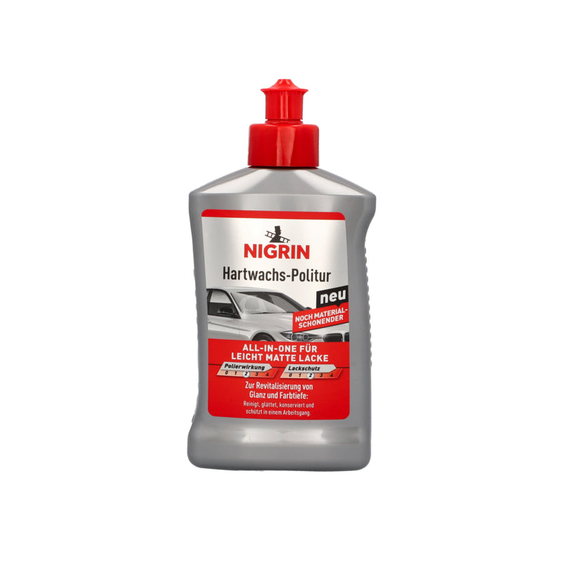 Nigrin Hartwachs-Politur (300 ml) für leicht matte Lacke