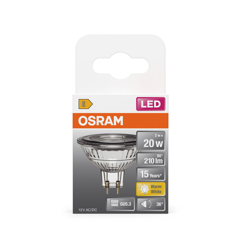LEDVANCE LED Reflektor MR16 warmweiß GU5.3 2 W 2700K