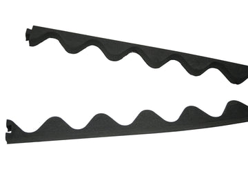 SCOBALITWERK Bitumen-Wellpappe Zahnleiste Sinus 76/30, K11