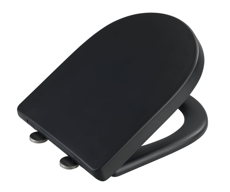 WENKO Exclusive Nr. 3 WC-Sitz schwarz matt aus Duroplast
