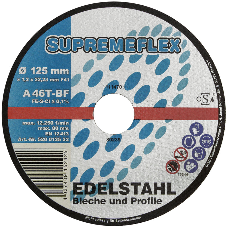 DISC Supreme-Flex Inox Trennscheibe für Edelstahl
