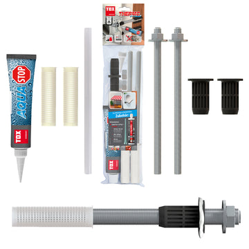 TOX Thermo Proof Schwerlast-Montagesystem mit Aqua-Stop, Edelstahl