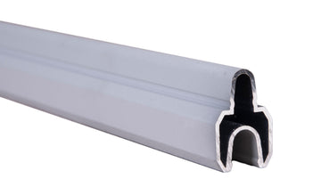 GroJaSolid Grande Lisenenprofil 180 cm Silbergrau Aluminium