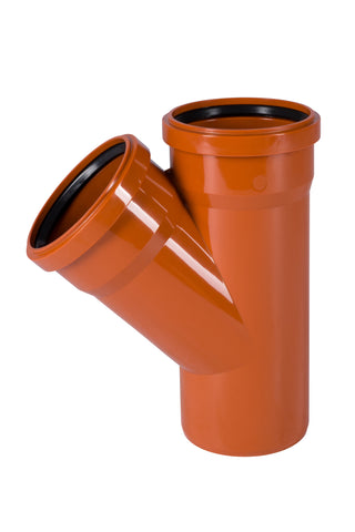 Ostendorf Einfachabzweig PVC orangebraun KGEA DN 110/110