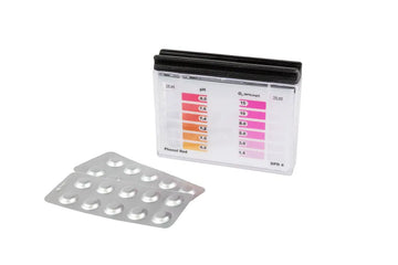 STEINBACH Testkit für pH/O² mit 10 Tabletten (DPD4 + Phenol-Red)