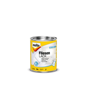 Molto 1-K-Fliesenlack weiß, 0,75 l als deckender Lack für innen