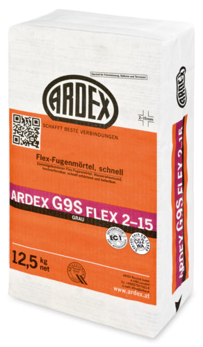 ARDEX G9S Flex-Fugenmörtel, zementgebunden, Schnell