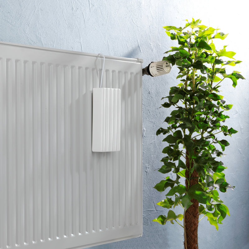 WENKO Luftbefeuchter nicht elektrisch Keramik weiß, flach