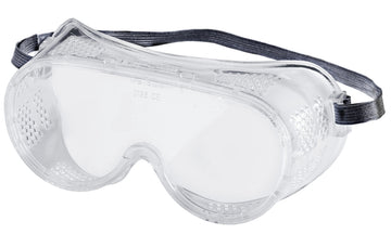 CONNEX Vollsichtbrille aus Kunststoff mit transparentem Gestell