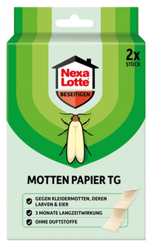 Nexa Lotte Mottenschutz-Papier TG, innen, Transfluthrin, 2 Stück