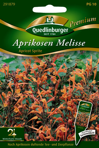 QUEDLINBURGER SAATGUT Aprikosen Melisse Kräutersamen PG 10 Premium