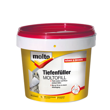 Moltofill Tiefenfüller Fertigspachtel weiß Molto 1 l
