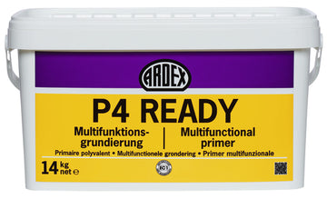 ARDEX P4 READY Multifunktionsgrund weiß/transparent, Eimer für innen & außen