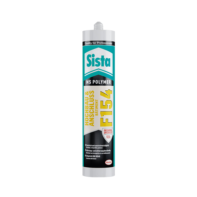 SISTA Hochbau & Anschluss Acryl-Dichtstoff Hochbau F154, weiß, 290 ml