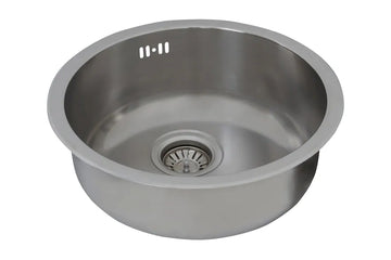 Respekta Einbauspüle Inox Portland Single Edelstahl Silber, inkl. Garnitur