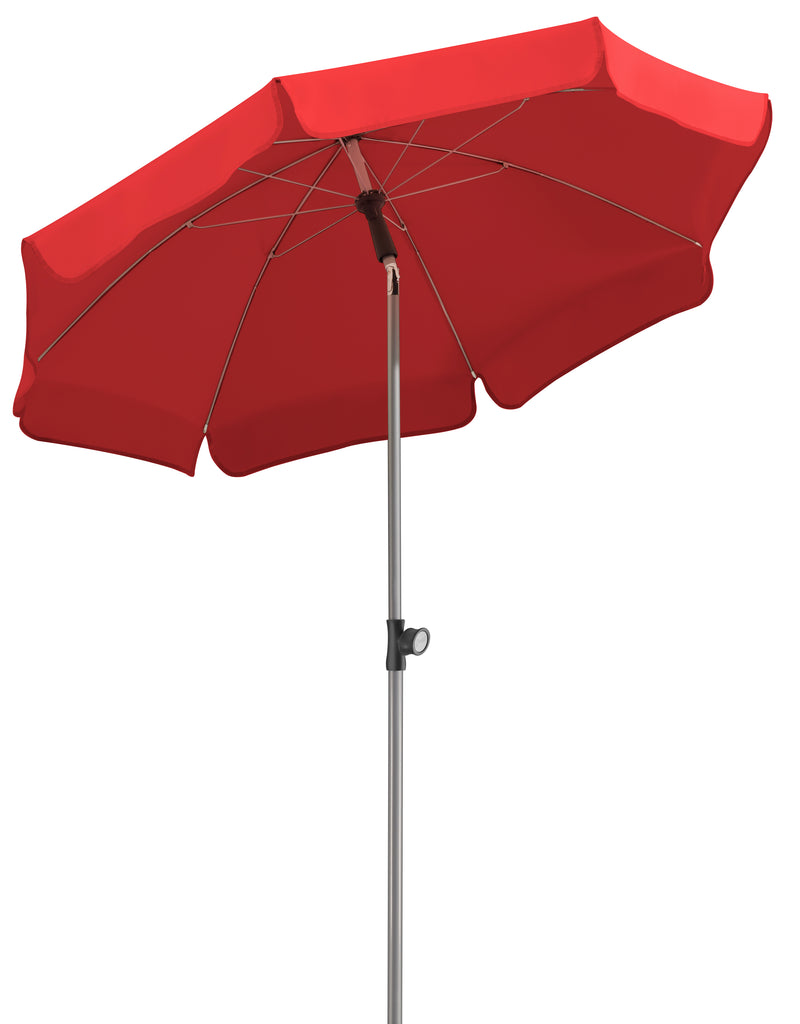 Schneider Schirme Locarno Mittelmastschirm / silbergrau, 150 cm